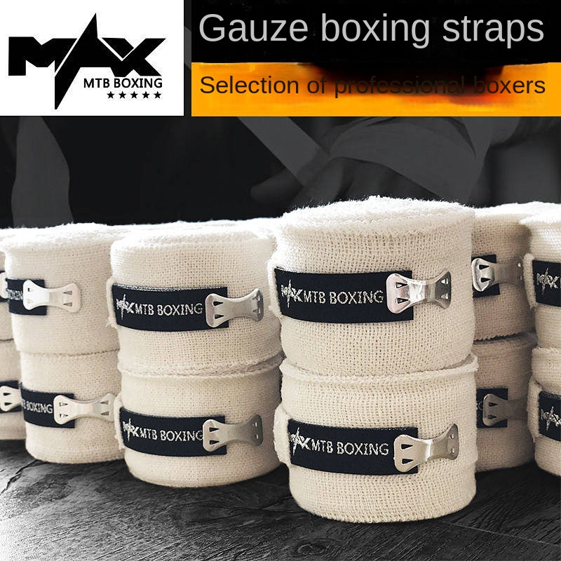 Boxing Gauze Bandage Sanda High Elasticity Manual Bandage Punching Bag Muay Thai Hand Strap 5M Fashi