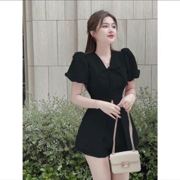 Thời Trang Bigsize - Set Áo Cột Dây Và Quần Bigsize có Bo Chun Thiết Kế Dự Tiệc Nữ Cao Cấp Xinh Đẹp Sang Trọng 40-95kg