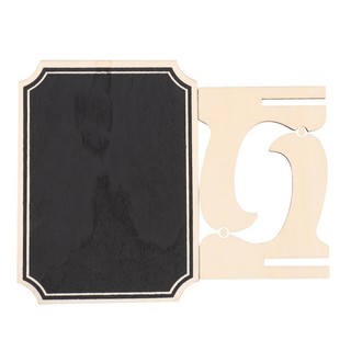 Bộ 20 Bảng Đen Mini Có Giá Đỡ Hình Chữ Nhật Bằng Gỗ Dùng Ghi Chú / Thức Ăn / Sinh Nhật / Tiệc Cưới