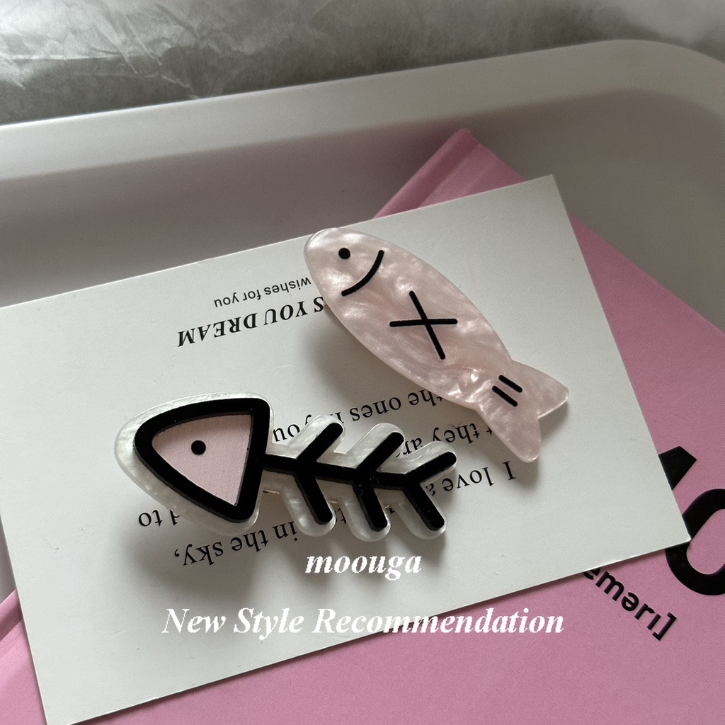 Mocouga Kẹp Tóc Hình Trái Tim Hoạt Hình Dễ Thương Cho Bé Gái