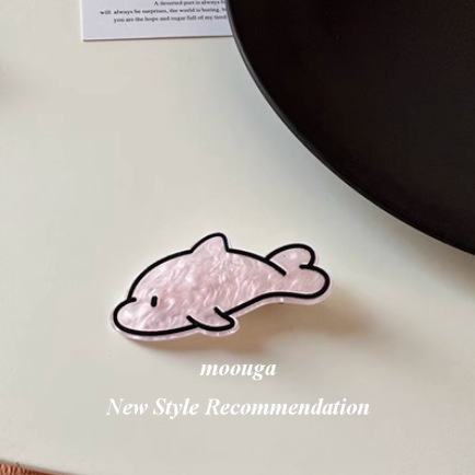 Mocouga Kẹp Tóc Hình Trái Tim Hoạt Hình Dễ Thương Cho Bé Gái