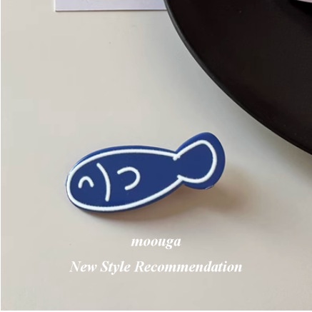 Mocouga Kẹp Tóc Hình Trái Tim Hoạt Hình Dễ Thương Cho Bé Gái