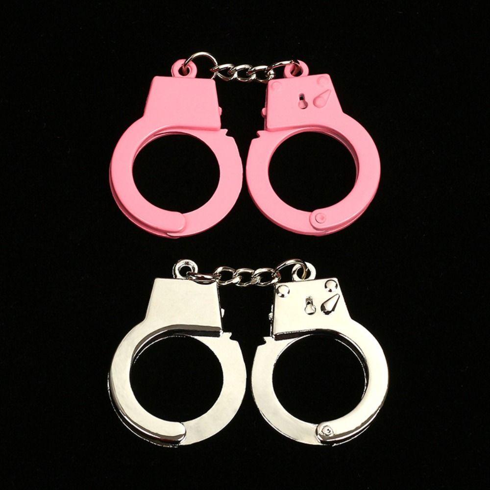 Dalee Còng Tay Đồ Chơi mini Bằng Kim Loại Màu Bạc Phong Cách punk