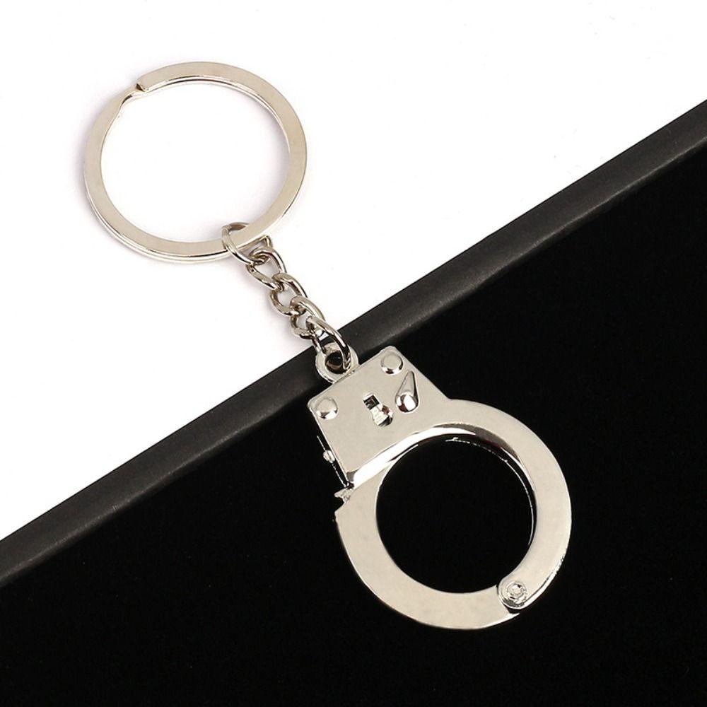 Dalee Còng Tay Đồ Chơi mini Bằng Kim Loại Màu Bạc Phong Cách punk