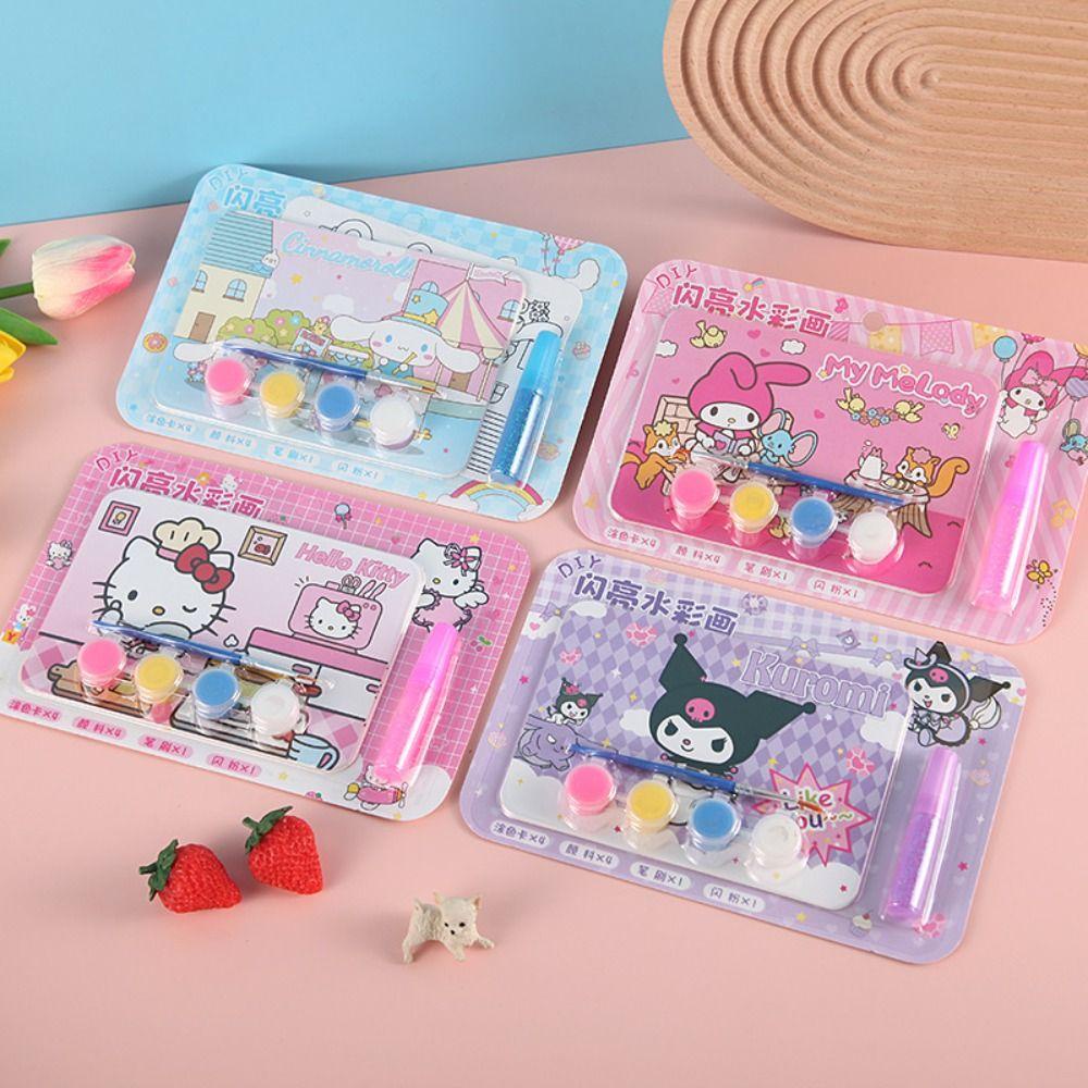 Daniels Sách Tô Màu Nước Bằng Giấy Thủ Công diy Dành Cho Trẻ Em