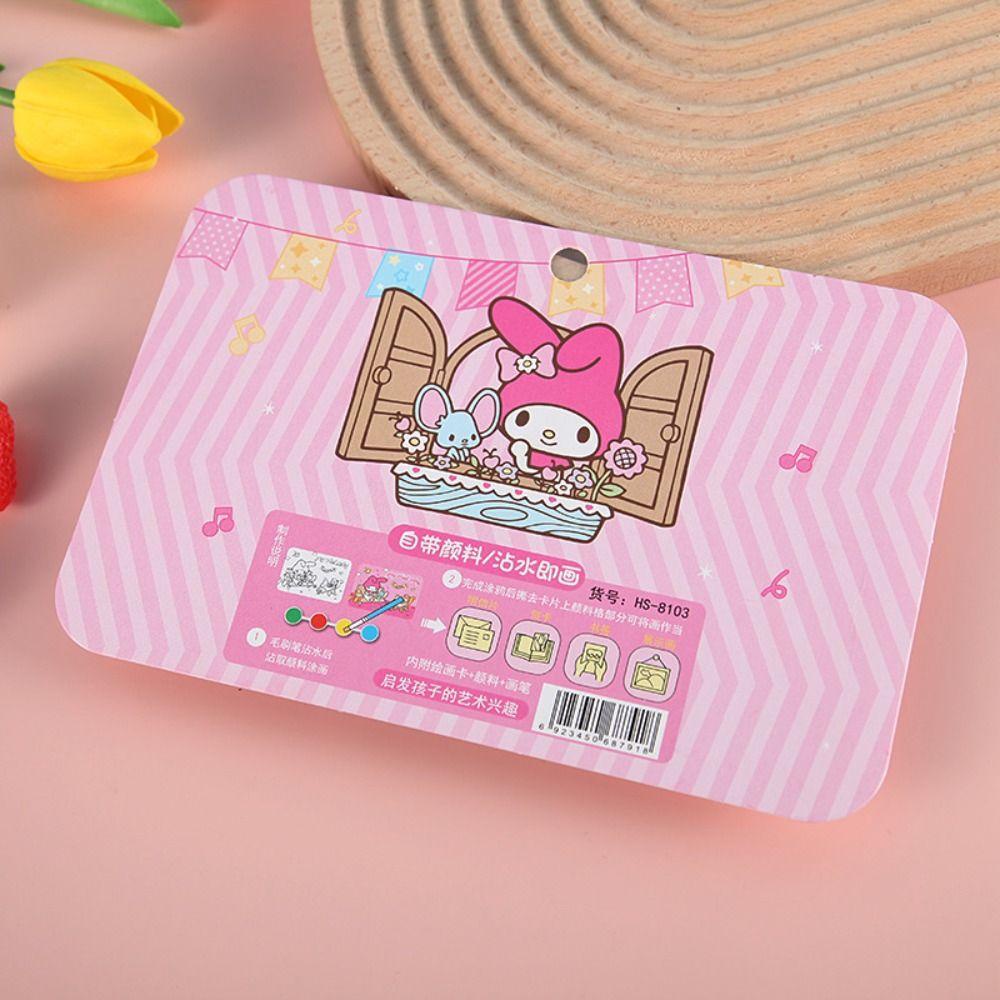 Daniels Sách Tô Màu Nước Bằng Giấy Thủ Công diy Dành Cho Trẻ Em