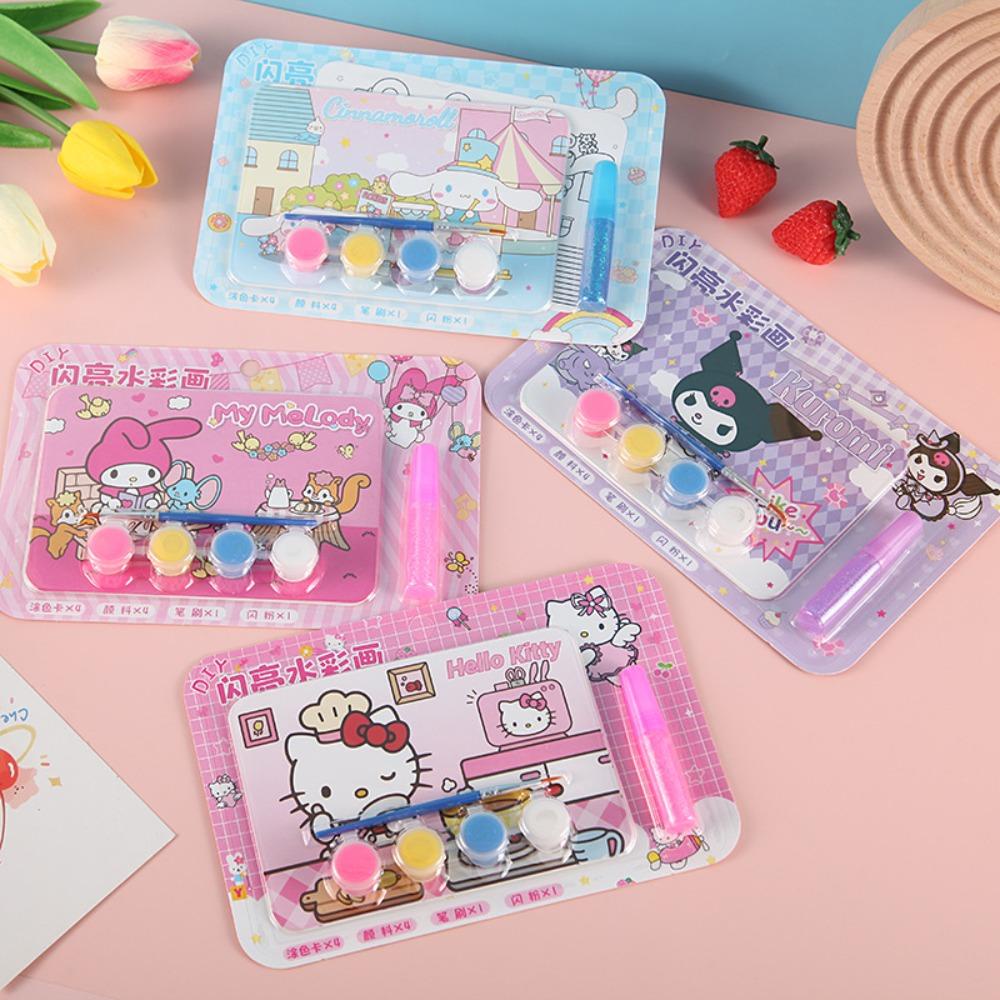 Daniels Sách Tô Màu Nước Bằng Giấy Thủ Công diy Dành Cho Trẻ Em