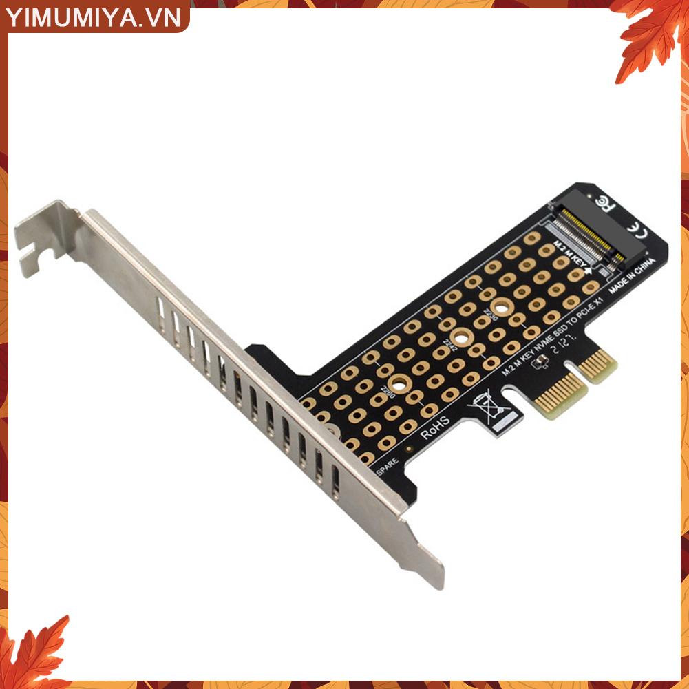 ☼Yimumiya ☼ Card Chuyển Đổi m.2 nvme Sang Pcie4.0X1 32gbps Cho ssd 2230 / 2242 / 2260 / 2280