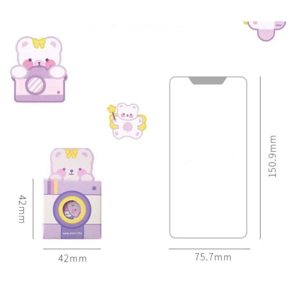 Adames Đề Can Dán Trang Trí Hình Gấu Hoạt Hình graffiti Chống Thấm Nước diy