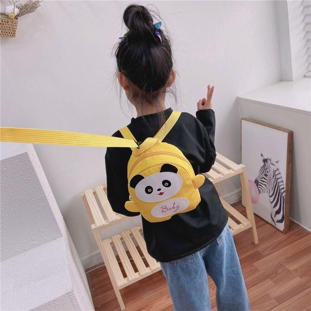 Shanhai Ba Lô Đi Học mini Hai Dây Chống Thất Lạc Hình Gấu Trúc Hoạt Hình Dễ Thương Có Thể Điều Chỉnh Cho Bé Mẫu Giáo