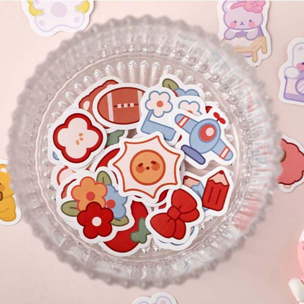 Adames Đề Can Dán Trang Trí Hình Gấu Hoạt Hình graffiti Chống Thấm Nước diy