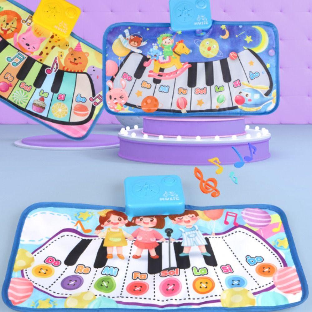 Thảm Nhạc ahmed 8 Nhạc Cụ Hình Phi Hành Gia / Khủng Long Nhảy Múa / Sàn 5 Chế Độ Phát Nhạc Cho Bé