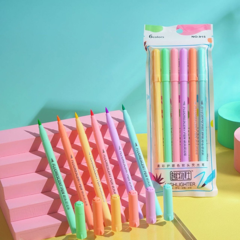 Set 6 Bút Lông Đầu Mềm Vẽ Màu Nước Nghệ ThuậtJD CO TH