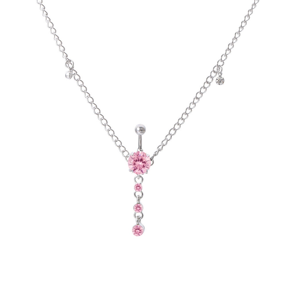 Khuyên Rốn Đính Đá Hình Giọt Nước Quyến Rũ Cho Nữ