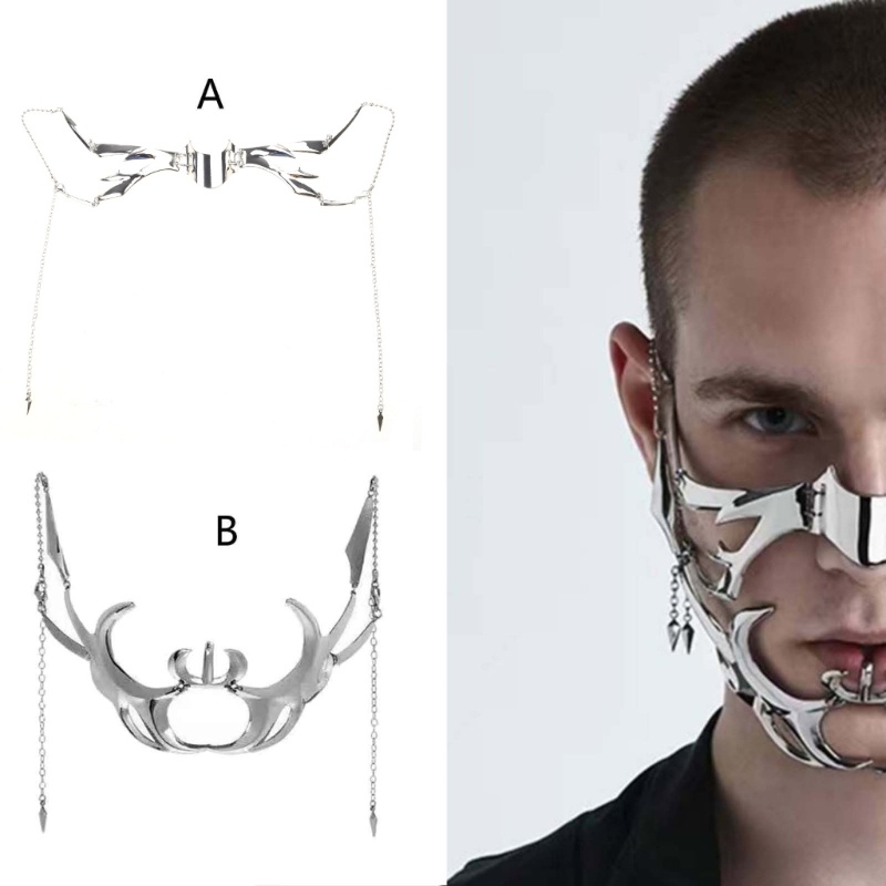 KIN Punk Metal Face Chain Girls Street Hip-hop Phụ kiện trang sức mát mẻ