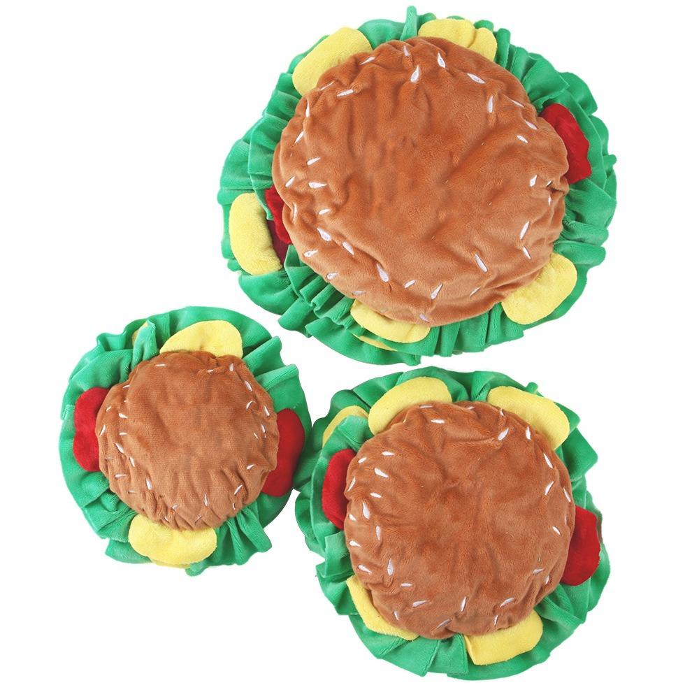 Mũ Trùm Đầu Bằng polyester Hình Hamburger Chó Mèo Dễ Thương