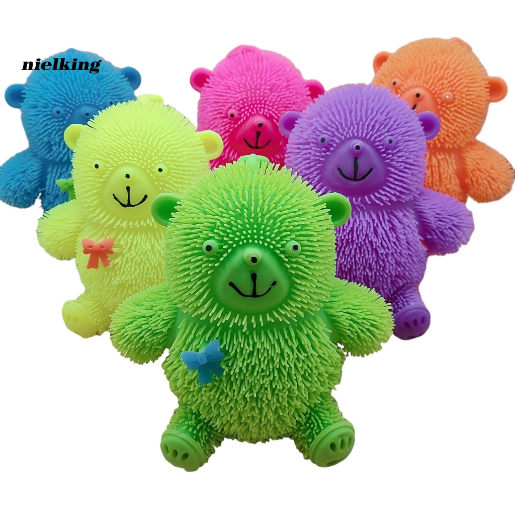 Đồ Chơi Nắn Bóp Đàn Hồi Giảm stress Hình Gấu Hoạt Hình Bằng Cao Su tpr Cho Trẻ Em Và Người Lớn