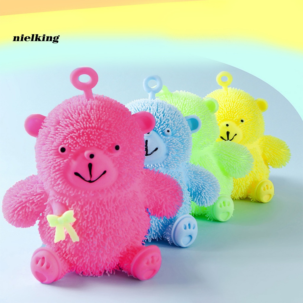 Đồ Chơi Nắn Bóp Đàn Hồi Giảm stress Hình Gấu Hoạt Hình Bằng Cao Su tpr Cho Trẻ Em Và Người Lớn
