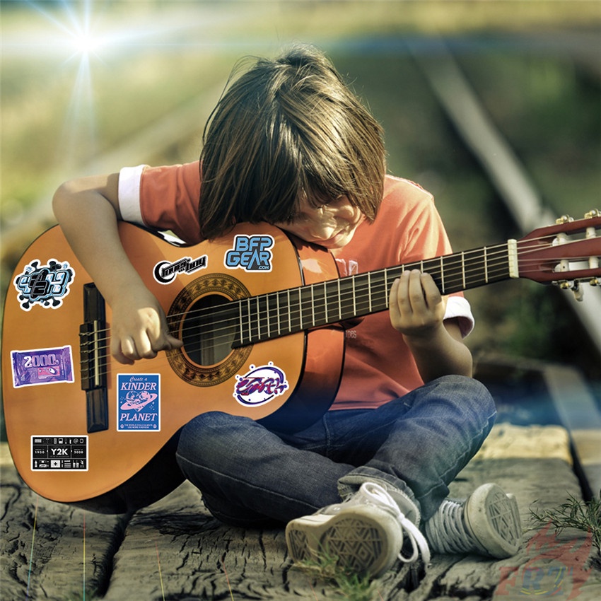 ❉ Y2k. Jdm harajuku girls series 01 Nhãn Dán ❉ Bộ 50 Miếng Dán Chống Thấm Nước Thời Trang Tự Làm