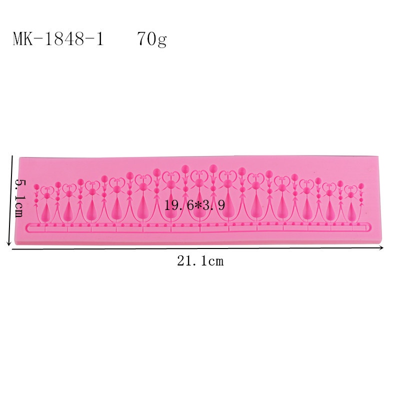 Khuôn silicone Làm Bánh Tạo Hình Hàng Rào Cổ Điển diy