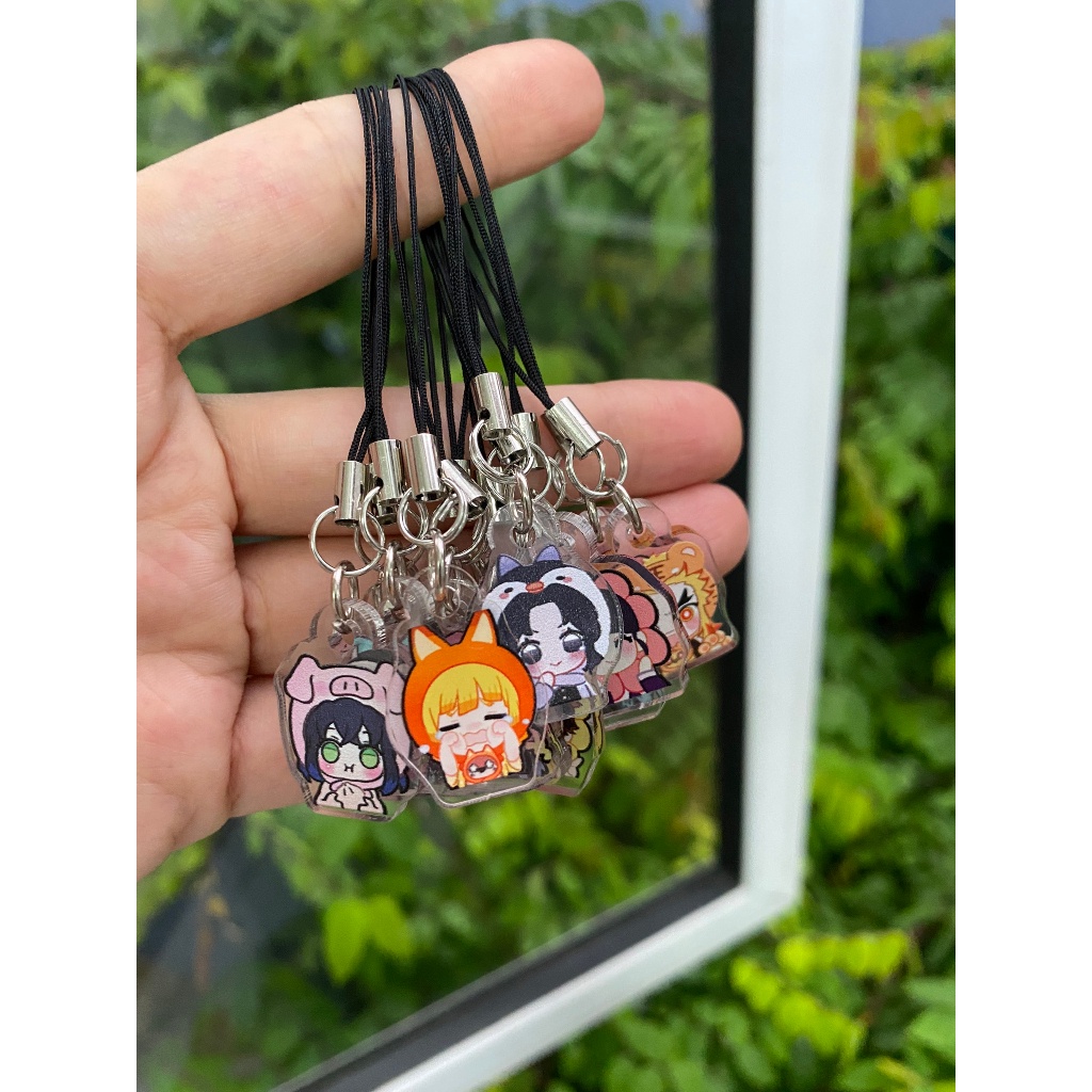 Móc Treo Điện Thoại Phonecharm Anime Thanh Gươm Diệt Quỷ Griptok DEMON SLAYER Chibi Phụ Kiện điện thoại