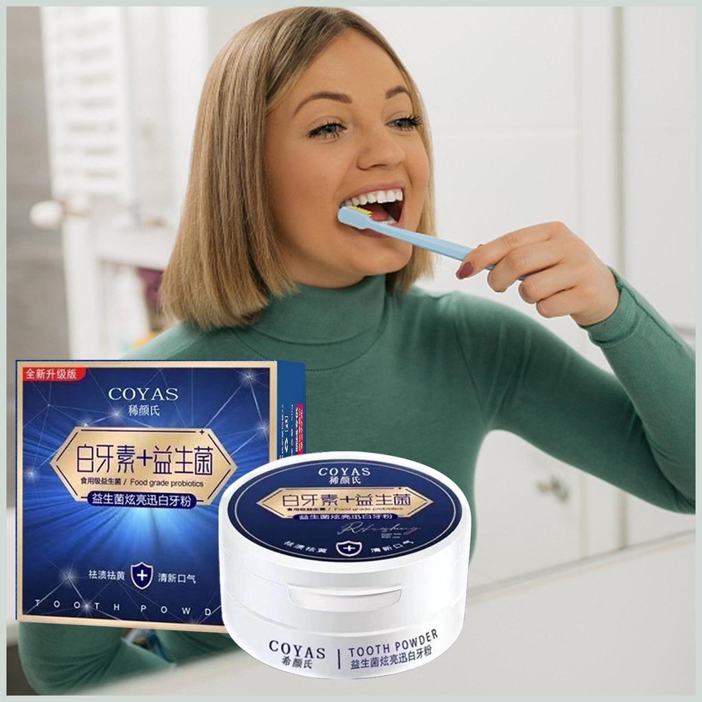 Bột Tẩy Vết Răng Tự Nhiên Làm Sáng Màu Sắc