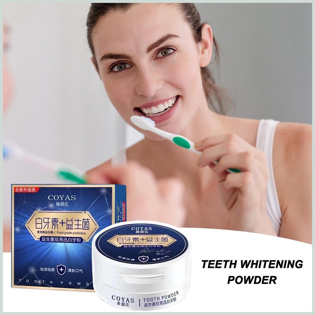 Bột Tẩy Vết Răng Tự Nhiên Làm Sáng Màu Sắc