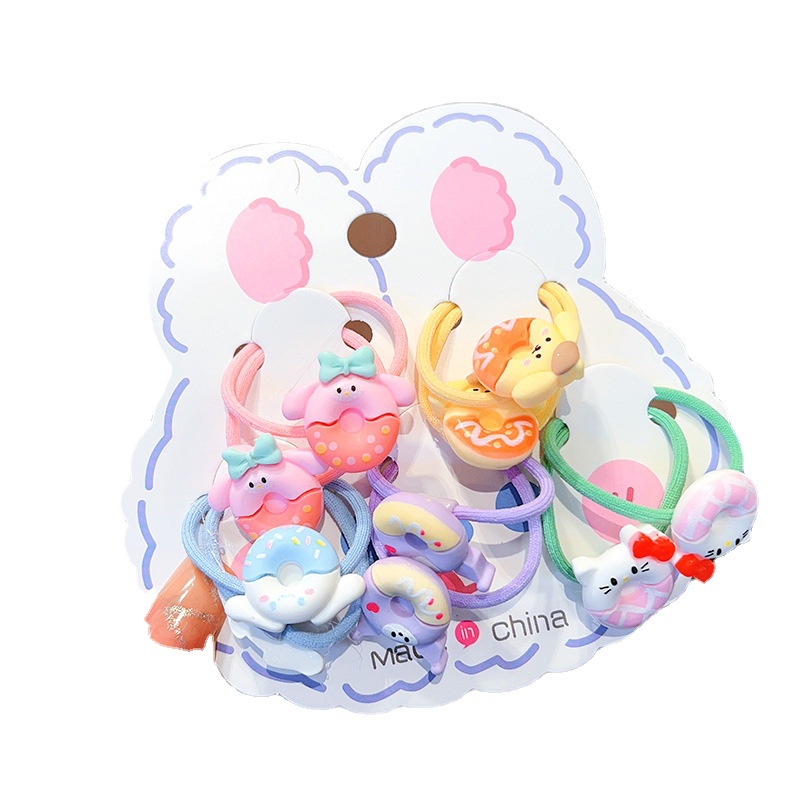 Bộ 10 Dây Cột Tóc sanrio Dễ Thương c01