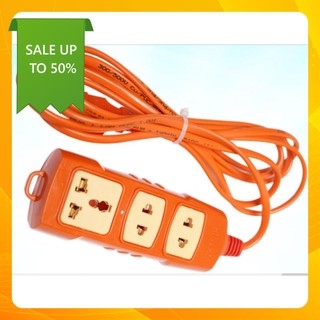 Ổ CẮM ĐIỆN CHỊU TẢI 6000W HINOKI DÂY 3M, Ổ CẮM ĐIỆN CÔNG SUẤT CAO, CHỐNG VA ĐẬP, ĐUÔI LÒ XO, Ổ ĐIỆN CHỊU TẢI, Ổ CẮM ĐIỆN