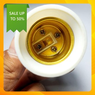 combo 10 cái đui đèn E27 lõi đồng, bắt tường, bắt trần chính hãng Hinoki