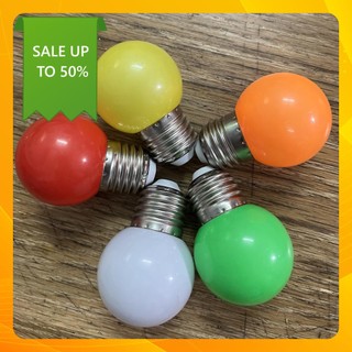 Đèn led trái chanh nhiều màu 1w đuôi E27 giá rẻ