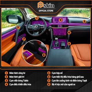 Dán Film PPF bảo vệ nội thất xe Lexus LX570 2014-2023