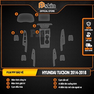 Dán Film PPF bảo vệ nội thất xe Hyundai-Tucson-2014-2018