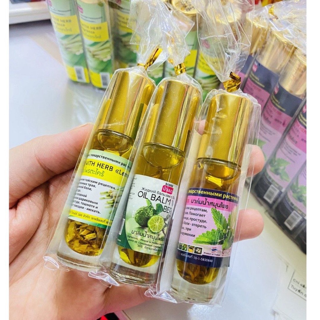 Dầu lăn thảo mộc Banna OTOP Oil Balm Thái Lan