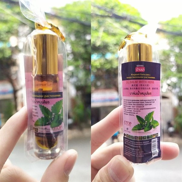 Dầu lăn thảo mộc Banna OTOP Oil Balm Thái Lan
