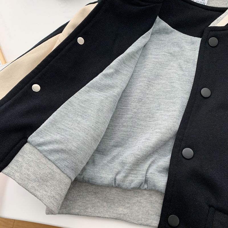 Áo Khoác Bóng Chày Phong Cách Hàn Quốc Thời Trang Xuân Thu Mới Cho Bé Trai