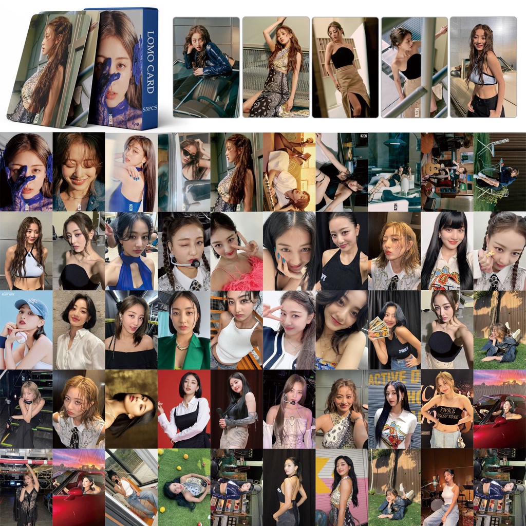 TWICE Album JIHYO Killin Photocard Twice IM NAYEON & MISAMO & Ready To Be & MOONLIGHT SUNRISE & & FORMULA OF LOVE & 2023 Season's Greetings HARE HARE Lomo Card Postcard