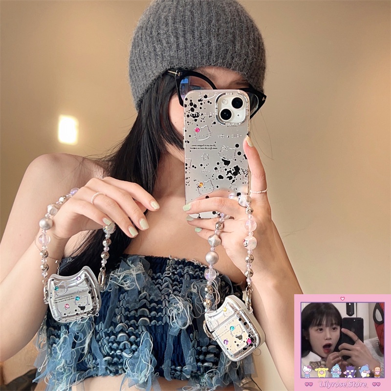 Ốp Vỏ Bảo Vệ Hộp Sạc Tai Nghe airpods 1 2 3 airpods pro pro2 2022 Bằng acrylic Chất Lượng Cao Hình Mèo kitty