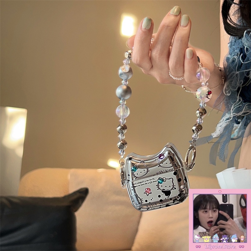 Ốp Vỏ Bảo Vệ Hộp Sạc Tai Nghe airpods 1 2 3 airpods pro pro2 2022 Bằng acrylic Chất Lượng Cao Hình Mèo kitty