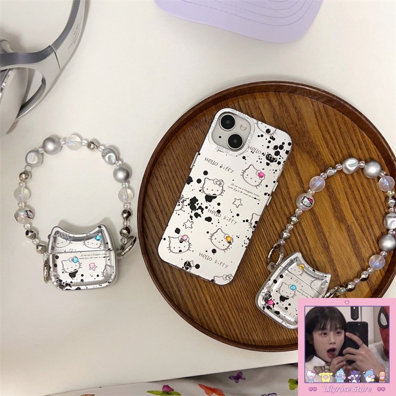 Ốp Vỏ Bảo Vệ Hộp Sạc Tai Nghe airpods 1 2 3 airpods pro pro2 2022 Bằng acrylic Chất Lượng Cao Hình Mèo kitty