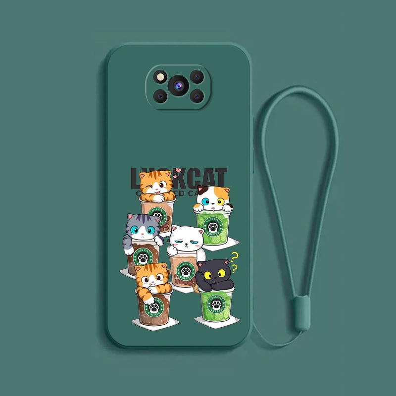 Ốp Điện Thoại tpu Mềm Hình Mèo Hoạt Hình Cho poco x3 poco x3 pro poco x3 nfc c_a8