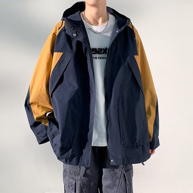 Áo Khoác Bóng Chày Có Mũ Trùm Phong Cách Nhật Bản Thời Trang Xuân Thu Cho Nam Cỡ áo khoác ngầu áo khoác bomber áo gió chống nắng áo khoác đôi nam nữ