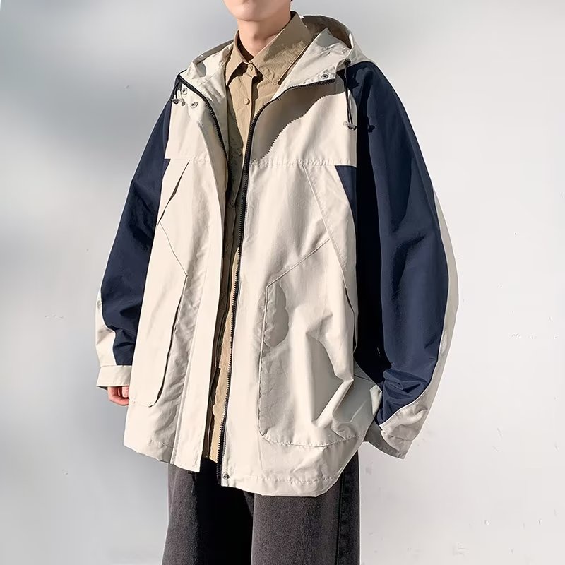 Áo Khoác Bóng Chày Có Mũ Trùm Phong Cách Nhật Bản Thời Trang Xuân Thu Cho Nam Cỡ áo khoác ngầu áo khoác bomber áo gió chống nắng áo khoác đôi nam nữ