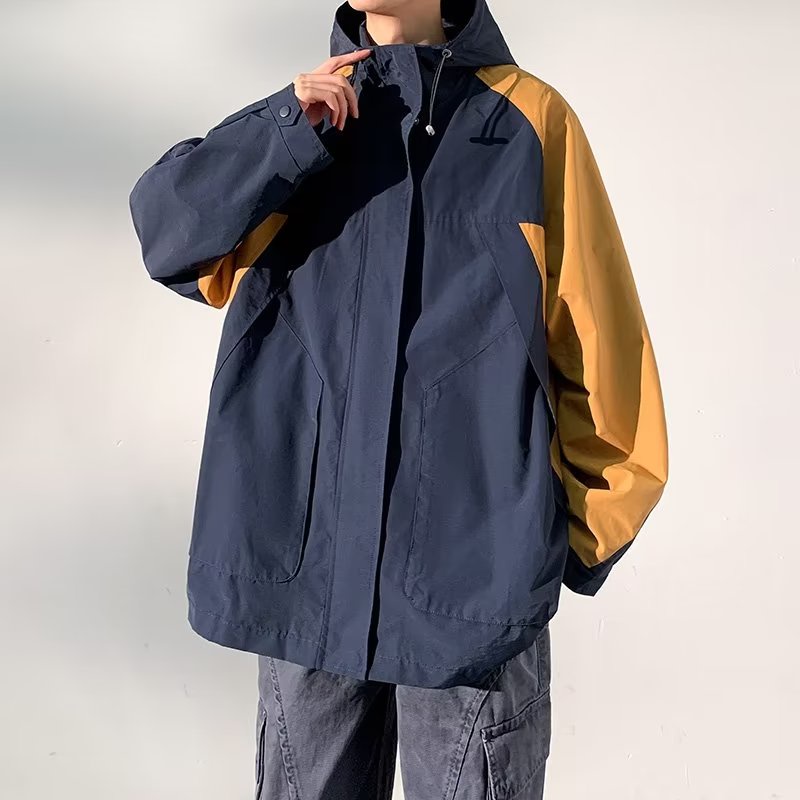 Áo Khoác Bóng Chày Có Mũ Trùm Phong Cách Nhật Bản Thời Trang Xuân Thu Cho Nam Cỡ áo khoác ngầu áo khoác bomber áo gió chống nắng áo khoác đôi nam nữ