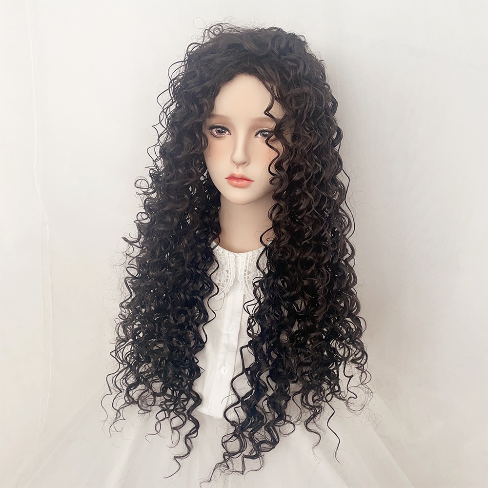 Tóc Giả Dài Xoăn Tự Nhiên Phong Cách Âu Mỹ Cho Nữ Thời Trang