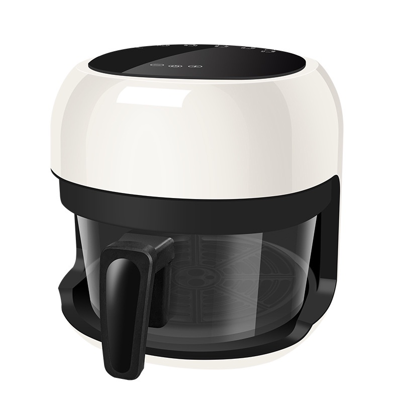 Máy Chiên Không Dầu Thủy Tinh Tự Động Sức Chứa Lớn Đa Năng