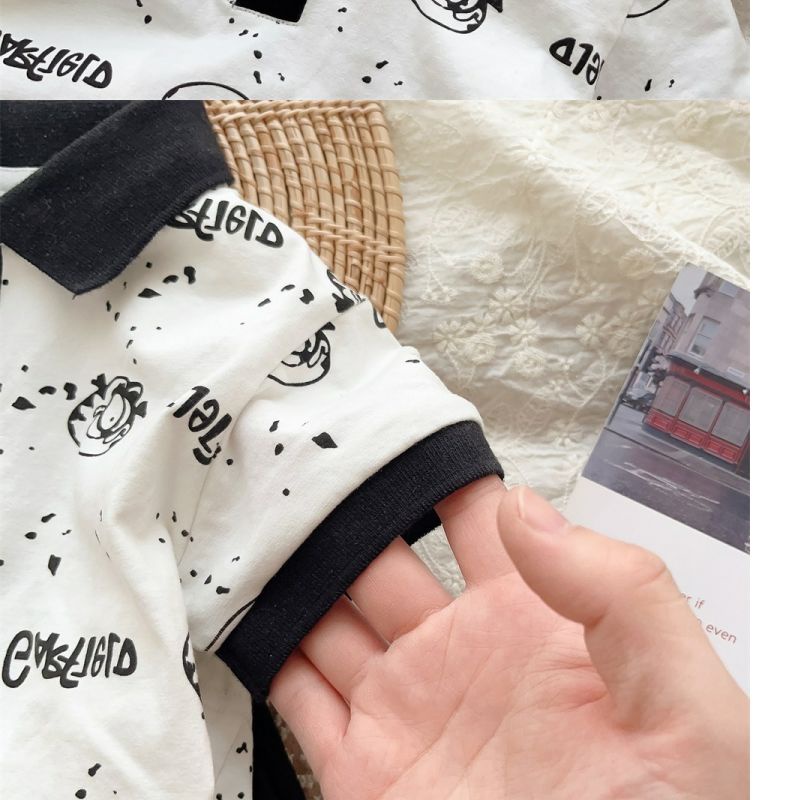 Bộ Áo Liền Quần Tay Ngắn Thời Trang Mùa Hè 2023 Dành Cho Bé Trai