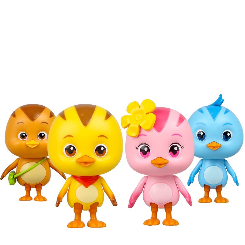 Bộ Đồ Chơi Đội Hình Chú Gà mini Dễ Thương Cho Bé 3-6 Tuổi