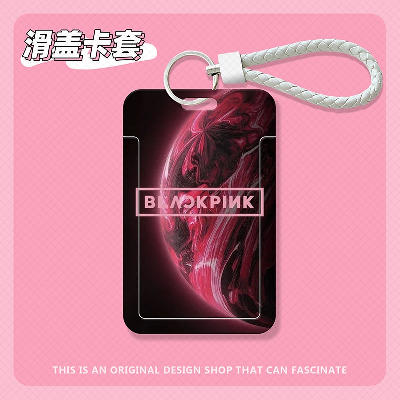 Hộp Đựng Thẻ id / Thẻ id / Thực Phẩm Họa Tiết graffiti blackpink merchandise