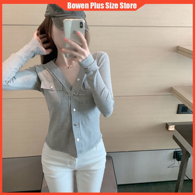 Áo Khoác cardigan Ngắn Có Mũ Trùm Màu Trơn Cỡ m-4xl Thời Trang Thu Đông Cho Nữ 40-100kg